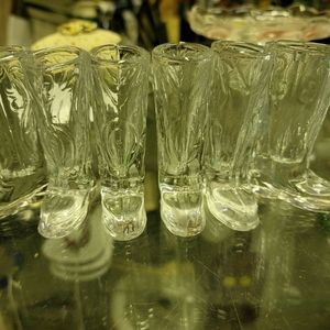 Shot glasses, boots